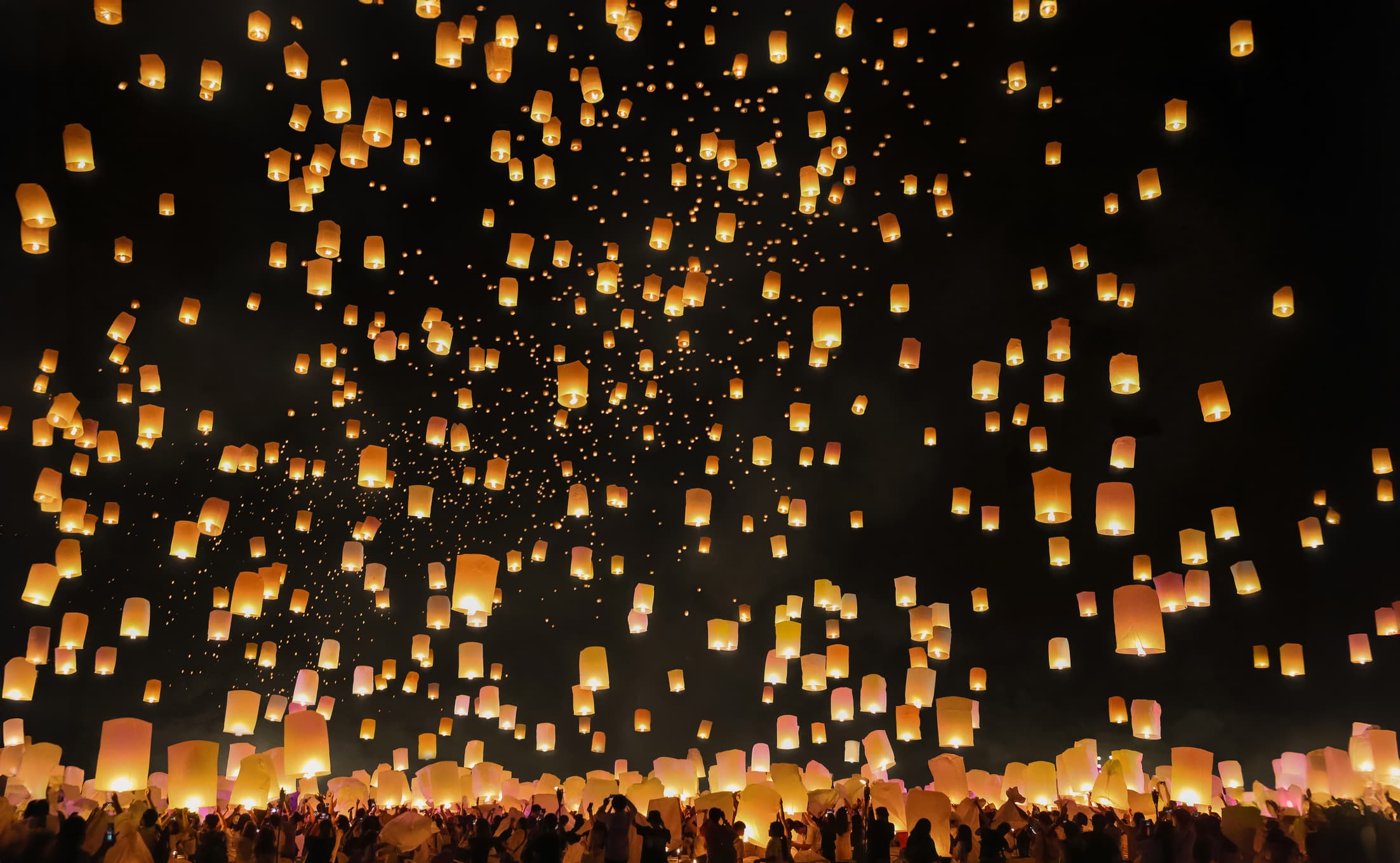 Yi Peng Lantern Festival — Chiang Mai, Thailand